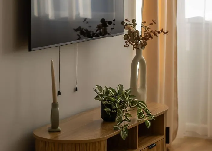 Stylish With Air Conditioning And A Workspace In The Center Of By Renters Apartment *